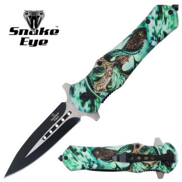 Snake Eye Tactical Spring Assist Pocket Knife SE-5289K
